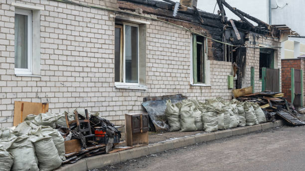 Professional Soot Cleanup technician working in Plant City, FL